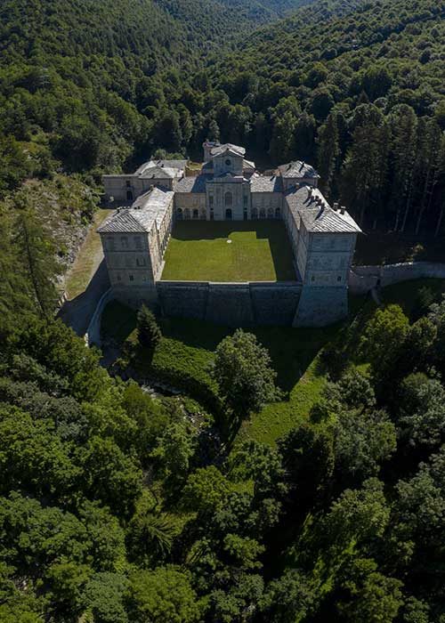 The Royal Castle of Casotto in Garessio in Valle Tanaro, Ligurian Alps - Surroundings Pian Dell'Arma Refuge